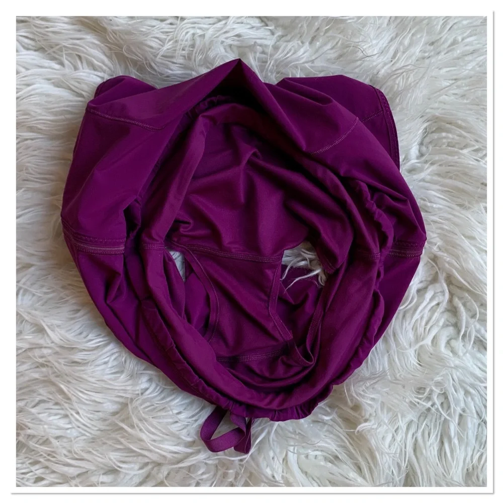 Lululemon Run It Out Shorts In Aurora Purple Pull On Tie Waist Size 4
